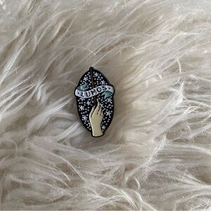 harry potter lumos wand enamel pin